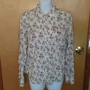 Nine&co. by Nine West floral blouse - size M, NWOT
